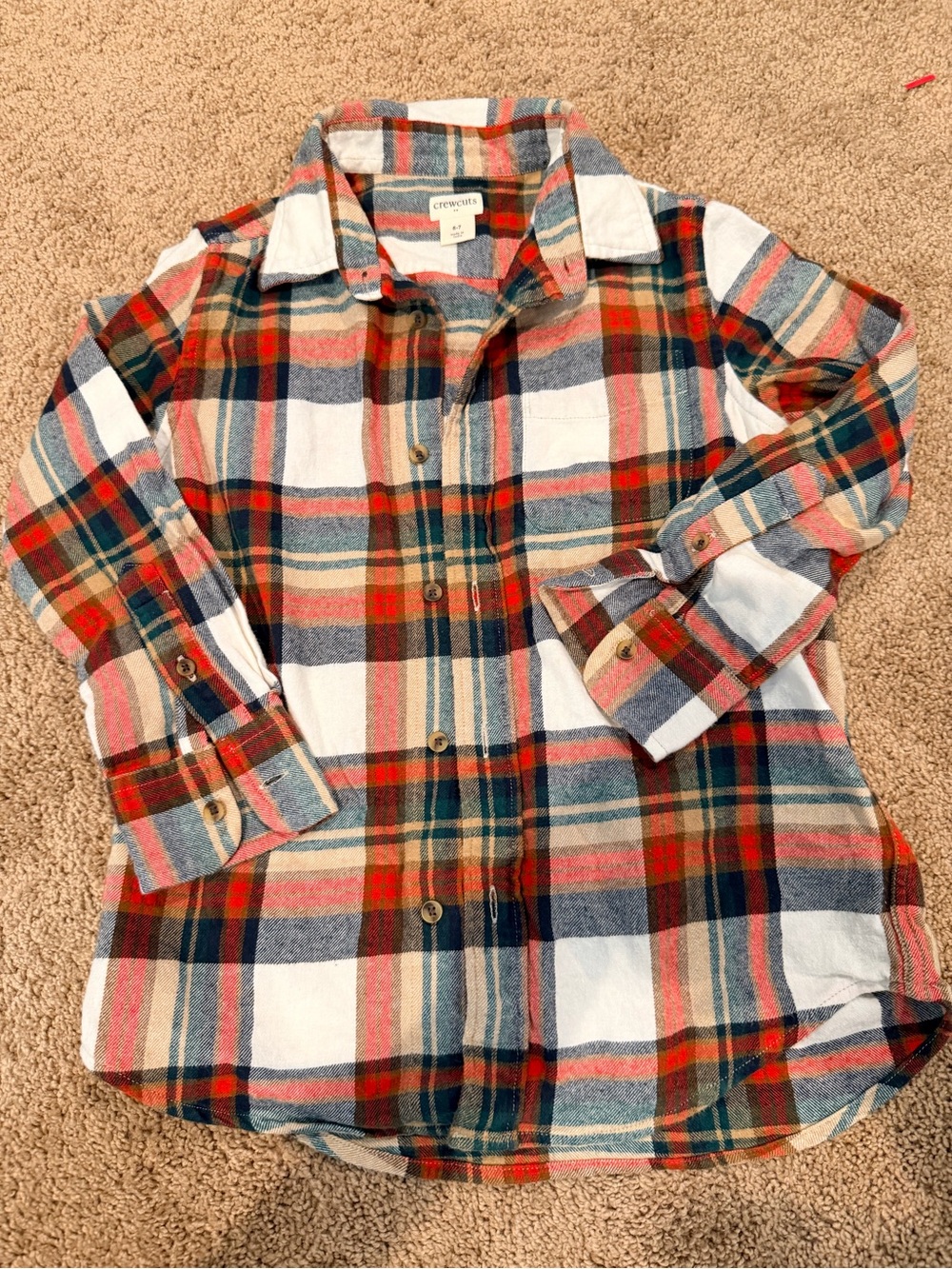 Crewcuts Plaid Button-Down Shirt